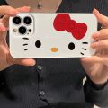 Sanrio Hello Kitty Cute Phone Cases For iPhone 15 14 13 12 11 Pro Max Mini XR XS 7 8 Plus Cartoon Soft Cover Girl Y2K Full Lens. 