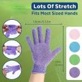2pcs/6pcs/12pcs Reversible Exfoliating Shower Gloves, Body Scrub Gloves, ,Cleansing Tools Bath Towel Bath Products Back Scrub. 
