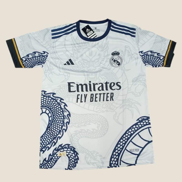 (Ronaldo Edition) White Dragon Real Madrid jersey