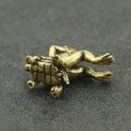Antique Play Brass Tortoise Frog Miniature Statue Decoration Desk Decoration Home Decoration Bronze Sculpture. 
