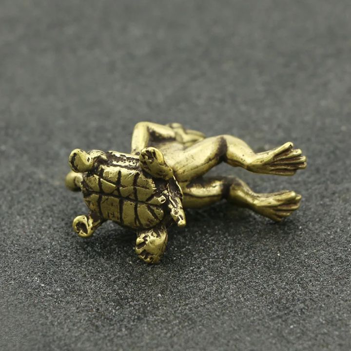 Antique%20Play%20Brass%20Tortoise%20Frog%20Miniature%20Statue%20Decoration%20Desk%20Decoration%20Home%20Decoration%20Bronze%20Sculpture%20-%20Image%205