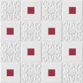 3D Peel & Stick Foam Wall Panels, 6 Sheets Cover 30 sq feet, Self Adhesive Decorative Wallpaper for Living Room Wall Decoration, Gold. 