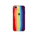 iPhone 7 Plus / 8 Plus Office Silicone Rainbow Case - Vibrant Design, Durable Protection. 
