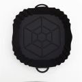 1PC Silicone Air Fryer Basket, Round Square Reusable Pan Liner for Pizza Fried Chicken Baking Accessories.