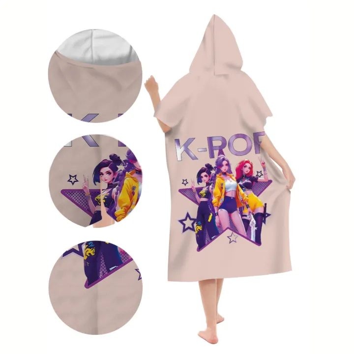 1PC%20%20Girl%20Group%20Hooded%20Bath%20Robe%20for%20Kids%20&%20Adults,%20Microfiber%20Quick%20Dry%20Beach%20Towel,%20Anime%20Cartoon%20Print%20for%20Pool%20Bath%20-%20Image%206