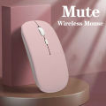 Silent Bluetooth-compatible Mouse Computer Laptop Optical Mouse Wireless for iPad Samsung Tablet Universal Mice Noiseless.