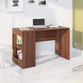 Andormahal Minimalistic Reading Table with side book shelf (Made of Melamine Laminated Board) 4ft by 2.5ft by 16inch. 