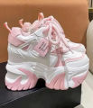 Girls Trendy Platform Sneakers | Modern Chunky Sole Shoes | Fashionable Casual Footwear. 