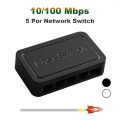 10/100 / 1000Mbps Mini Gigabit Network Switch 5 Port Ethernet Switch Internet Splitter Desktop RJ45 Hub. 