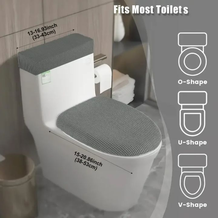 Polar%20Fleece%20Toilet%20Lid%20Cover%20and%20Toilet%20Tank%20Cover%202pcs/set%20Elastic%20Toilet%20Covers%20Removable%20Solid%20Color%20for%20Home%20Hotel%20Bathroom%20-%20Image%202
