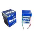 OSAKA BATTERY FOR Honda cd 70+ 125 dry. 