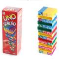 Uno stacko popular toy building block game yunostacko. 