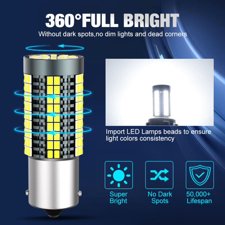 P21W%20Led%201156%20BA15S%20BAU15S%20PY21W%201157%20BAY15D%20P21/5W%20R5W%20R10W%20T20%207440%20W21W%20P21/5W%207443%20W21/5W%20LED%20Bulbs%20Car%20DRL%20Signal%20Lights%20-%20Image%203