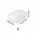 Portable Soap Rack For Travel And Business Trips Sealed Waterproof Soap Box Transparent Plastic Soap Storage Box With Lid. 