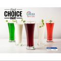 Transparent 300ml Juice Glass/Olila-W26/ Lacchi Glass (6 pieces)set.