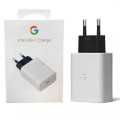 Original Google Pixel 30W Charger - EU Plug | Fast Charging Travel Adapter | USB-C Power Delivery. 
