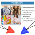 Sensory Chew Necklaces for Kids with Teething, ADHD, Autism, Biting Needs, Oral Motor Chewy Teether, Silicone chewlery.