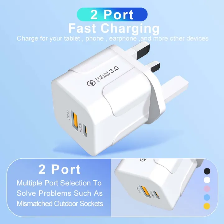 USB%20Fast%20Charging%20PD%2025W%20Wall%20Fast%20Charger%20For%20%20%20iPhone%20%20EU/US/UK%20Plug%20-%20Image%205