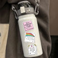 50PCS Self affirmation Encouragement Slogans Graffiti Stickers DIY Phone Cases Laptop Water Cups Waterproof Stickers. 