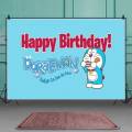 D-Doraemon Happy Birthday Backdrop Product Photography Props Background Photographic Studio Party Decoration Wallpapers. 