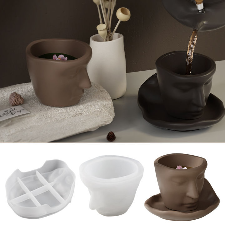 Cup Coaster Silicone Mold Ornaments Jar Bottles Concrete Cement Epoxy