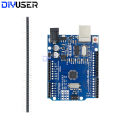 UN0 R3 Development Board ATMEGA328P CH340 / ATEGA16U2 Compatible For Arduino with Cable R3/R4 UNO Proto Shield Expansion Board. 
