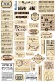 A5 Uncut Sticker sheet, vintage stickers, Quote stickers, Retro stickers, Journiling stickers. 