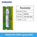 Samsung Laptop Memory DDR3L 1.35V / DDR3 1.5V 1333 1600 MT/s MHz 4GB 8GB RAM 204pin SO-DIMM Memory Stick for Laptop Notebook. 
