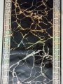 Black marble look Plastic Dastarkhwan/Table Cloth Sheet/Dining Table sheet To Cover Your Dining 3*5 Feet-Protect Your Table From Scratches and Dust-Best Kitchen Item for Birthday and Parties. 