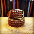 Braided Genuine Leather Belt
For Men. 