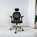 (FP-M-34) SS. High-Back Headrest Adjustable Arm Executive Manager Chair  better quality. 