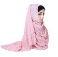 Staller Hijab Fuzzy Cotton Ball Design for Girls, Women Lightweight, Trending fashion Premium Quality,Imported in 22 Colors.. 