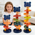 Baby Rotating 3/5/7-story Track Stacked Montessori Rolling Ball Tower Early Parent Child Education Interactive Toy Gift. 
