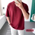 Solid Hiphop Cotton Drop Shoulder T-Shirt For Man Woman - T Shirt For Man - T Shirt - T Shirt For Man. 
