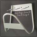Water Hose Holder / Garden Hose Rack / PVC Pipe Hanger / Solid Iron Hook. 