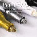 GN Metallic Paint Marker Pens with Ink Set Gold Silver White Permanent 2mm Art Markers Manga Crafts Scrapbooking Art Supplies. 