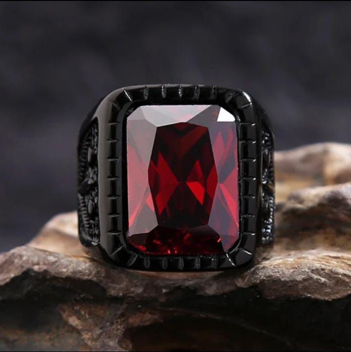 Boys%20Green%20stone%20Black%20Ring%20Artificial%20-%20Image%202