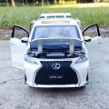 1/24 Scale For Lexus LM300 MPV Model Toy Car Alloy Die Cast With Sound Light Pull Back. 