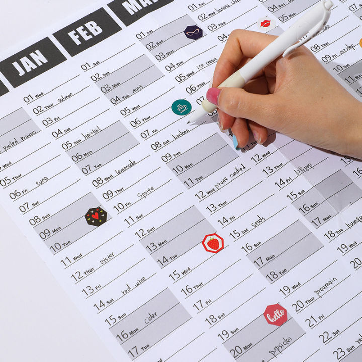 2025%202024%20Calendar%20Planner%20Sheet%20Large%20Wall%20Calendar%20Kawaii%20To%20Do%20List%20Planner%20Target%20List%20Schedule%20Organizer%20Office%20Supplies%20-%20Image%205