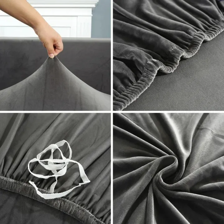 Velvet%20Short%20Back%20Chair%20Cover%20Stretch%20Slipcovers%20Elastic%20Seat%20Chair%20Cover%20Dining%20Room%20Bar%20Office%20Party%20Banquatet%20Wedding%20Kitchen%20-%20Image%203