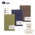Diary Book Diary 2026, Year 2569, Eye-Friendly Paper, 60 Grams, E-File Brand, 12X19.3 Cm, New Year's Gift, Planner. 