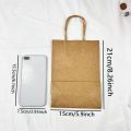 10/20/50pcs Party Favor Bags Recyclable Kraft Paper Shopping Bags for Birthday Gift Candy Treat Goodie Goody & Grocery Packaging. 