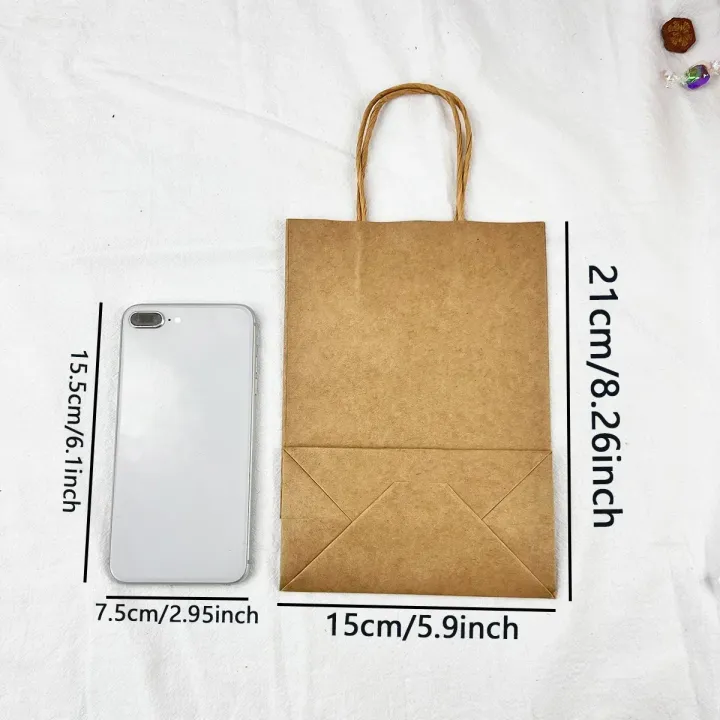 10/20/50pcs%20Party%20Favor%20Bags%20Recyclable%20Kraft%20Paper%20Shopping%20Bags%20for%20Birthday%20Gift%20Candy%20Treat%20Goodie%20Goody%20&%20Grocery%20Packaging%20-%20Image%205