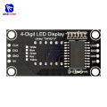 TM1637 0.36" 4 Bit LED Digital Tube Display 7 Segments Red Green Blue Yellow White LED Module Board with Pin for Arduino. 