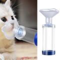 Pet Aerosol Chamber Cat Portable Inhaler Spacer With Medical PVC Mask Nebulizer Chamber For Animals Veterinary Equipment For Dog. 