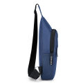 Chest Bag New Men Simple Nylon Fashion Waterproof One Shoulder Crossbody Bag. 