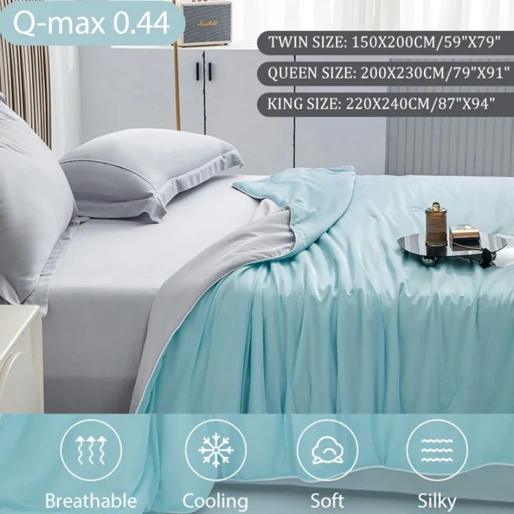 High%20Quality%20Cooling%20Blankets%20Smooth%20Air%20Condition%20Comforter%20Lightweight%20Summer%20Quilt%20with%20Double%20Side%20Cold%20%20Cooling%20Fabric%20-%20Image%202