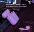 Mark R20 wireless Bluetooth touch screen earphone. 