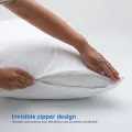 Smooth Pillow Protector 1PC 50x70cm Pillow Cover [Bed Bug Lock]. 