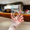 For Xiaomi 14 13 13T 12 11 Pro Ultra Magsafe Magnetic Case Clear Wireless Charging Lens Protector Shockproof Acrylic Hard Cover. 
